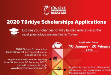 Stipendije Vlade Republike Turske za akademsku 2020/2021. godinu