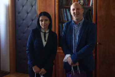 Dekan Fakulteta političkih nauka UNIBL prof. dr Ranka Perić Romić razgovarala sa gostujućim predavačem iz Češke