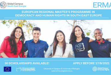 Master program u oblasti demokratije i ljudskih prava 2021/2022.
