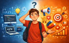 Choosing between coding and marketing