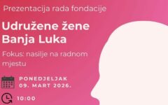 Prezentacija rada Fondacije Udružene žene
